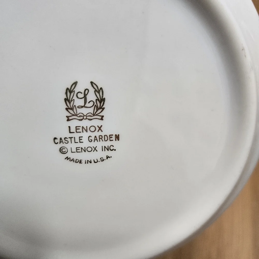 LENOX CASTLE GARDEN REPLACEMENT Salad Bowl, small bowl